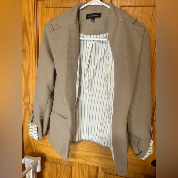 41 Hawthorn Jackets & Blazers - 41 Hawthorn Beige Blazer with Striped Detail